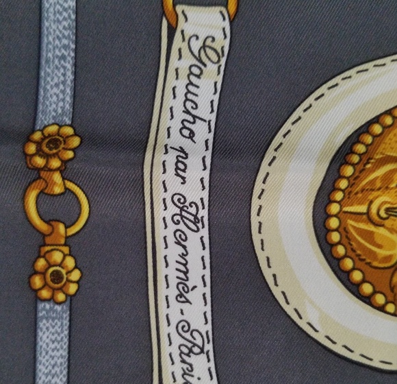 Hermes vintage scarf new with tags - Picture 4 of 6